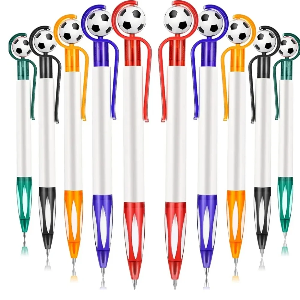 New! Set of 20 Soccer party favor sports pens set in 5 colors with black ink